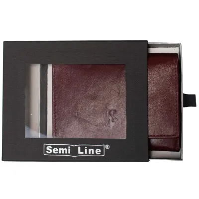 Кошелек женский кожаный Semi Line RFID Dark Red (P8263-2) - 1 Кошелек женский кожаный Semi Line RFID Dark Red (P8263-2) - 1 - Robinzon.ua