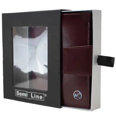 Гаманець жіночий шкіряний Semi Line RFID Dark Red (P8261-2) - 3 Гаманець жіночий шкіряний Semi Line RFID Dark Red (P8261-2) - 3 - Robinzon.ua