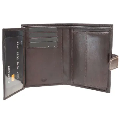 Портмоне мужское кожаное Semi Line RFID Brown (P8266-1) - 2 - Robinzon.ua