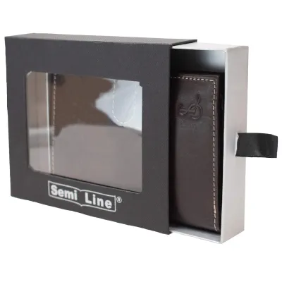 Портмоне мужское кожаное Semi Line RFID Brown (P8266-1) - 3 - Robinzon.ua