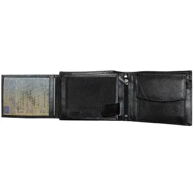 Портмоне чоловіче шкіряне Semi Line RFID Black (P8276-0) - 1 - Robinzon.ua