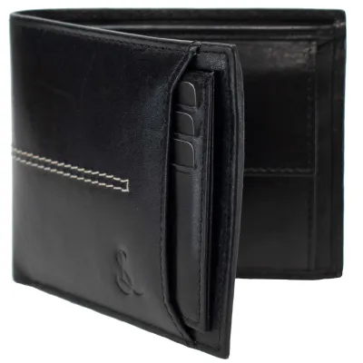 Портмоне чоловіче шкіряне Semi Line RFID Black (P8267-0) - 3 Портмоне чоловіче шкіряне Semi Line RFID Black (P8267-0) - 3 - Robinzon.ua