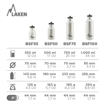 Пляшка для води BSF75VO Laken - 8 - Robinzon.ua