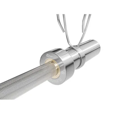 Гриф гантельний олімпійський на 50 см з діаметром 50 мм хромований - 3 - Robinzon.ua