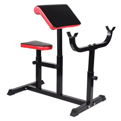 Скамья Скотта KZ Стойки, скамьи для жима и приседаний регулируемая - 4 Скамья Скотта KZ Стойки, скамьи для жима и приседаний регулируемая - 4 - Robinzon.ua