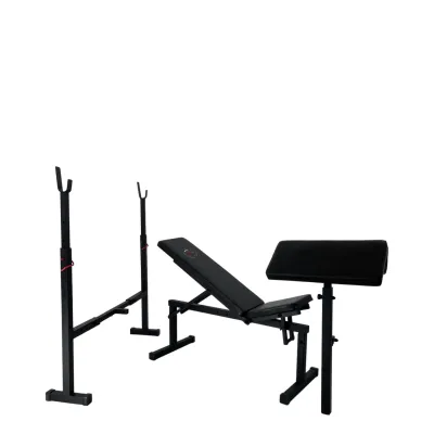 Скамья для жима с приставкой Скотта + стойки Magnus Стойки, скамьи для жима и приседаний регулируемая - 5 Скамья для жима с приставкой Скотта + стойки Magnus Стойки, скамьи для жима и приседаний регулируемая - 5 - Robinzon.ua