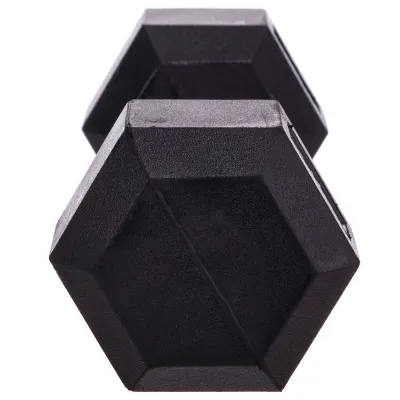 Гантель 4 кг цельная шестигранная гексагональная Zelart - 1 - Robinzon.ua