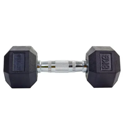 Гантель 8 кг цельная шестигранная гексагональная Zelart - 1 - Robinzon.ua