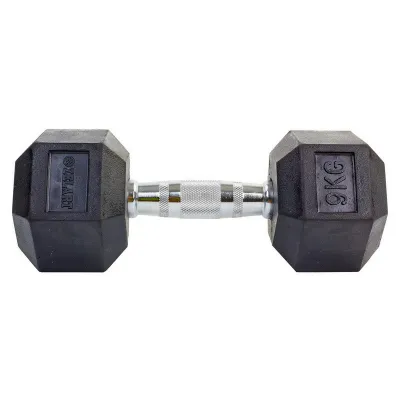 Гантель 9 кг цільна шестигранна гексагональна Zelart - 1 - Robinzon.ua
