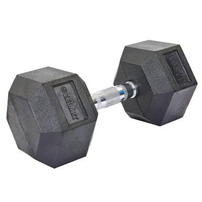 Гантель 17.5 кг цельная шестигранная гексагональная Zelart - 1 Гантель 17.5 кг цельная шестигранная гексагональная Zelart - 1 - Robinzon.ua