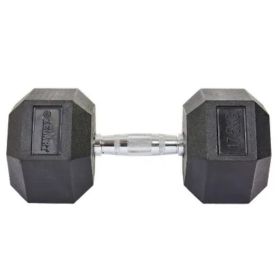 Гантель 17.5 кг цельная шестигранная гексагональная Zelart - 3 Гантель 17.5 кг цельная шестигранная гексагональная Zelart - 3 - Robinzon.ua