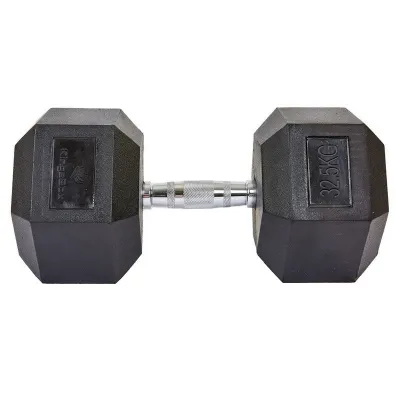 Гантель 32.5 кг цільна шестигранна гексагональна Zelart - 3 Гантель 32.5 кг цільна шестигранна гексагональна Zelart - 3 - Robinzon.ua