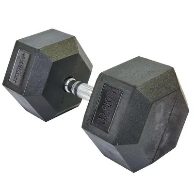 Гантель 32.5 кг цільна шестигранна гексагональна Zelart - 4 Гантель 32.5 кг цільна шестигранна гексагональна Zelart - 4 - Robinzon.ua