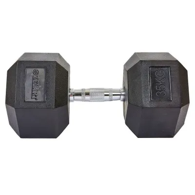 Гантель 35 кг цільна шестигранна гексагональна Zelart - 1 Гантель 35 кг цільна шестигранна гексагональна Zelart - 1 - Robinzon.ua