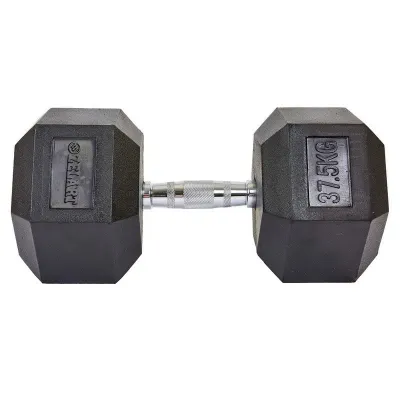 Гантель 37.5 кг цільна шестигранна гексагональна Zelart - 1 Гантель 37.5 кг цільна шестигранна гексагональна Zelart - 1 - Robinzon.ua