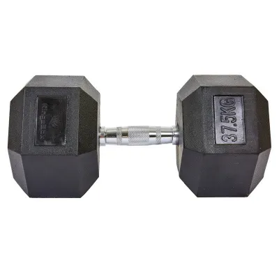 Гантель 37.5 кг цільна шестигранна гексагональна Zelart - 2 Гантель 37.5 кг цільна шестигранна гексагональна Zelart - 2 - Robinzon.ua