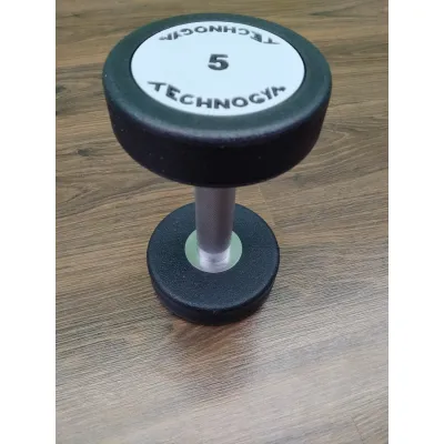 Гантель 5 кг цільна поліуретанова TECHNOGYM - 2 Гантель 5 кг цільна поліуретанова TECHNOGYM - 2 - Robinzon.ua