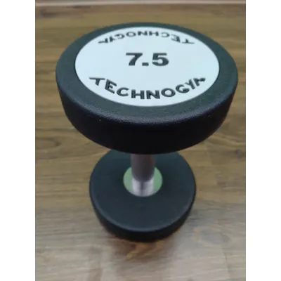 Гантель 7.5 кг цільна поліуретанова TECHNOGYM - 2 Гантель 7.5 кг цільна поліуретанова TECHNOGYM - 2 - Robinzon.ua