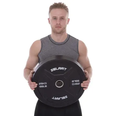 Диск бамперный для кроссфита 25 кг Zelart TA-2258-25 - 1 - Robinzon.ua
