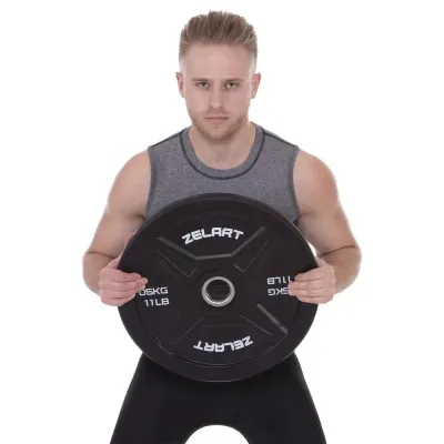 Диск бамперный для кроссфита 5 кг Zelart TA-2258-5 - 1 Диск бамперный для кроссфита 5 кг Zelart TA-2258-5 - 1 - Robinzon.ua
