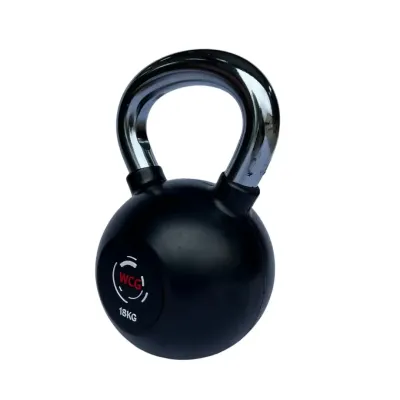 Гиря прогумована з хромованою ручкою WCG 18 кг Гантелі, гирі, штанги та диски спортивна - 2 Гиря прогумована з хромованою ручкою WCG 18 кг Гантелі, гирі, штанги та диски спортивна - 2 - Robinzon.ua