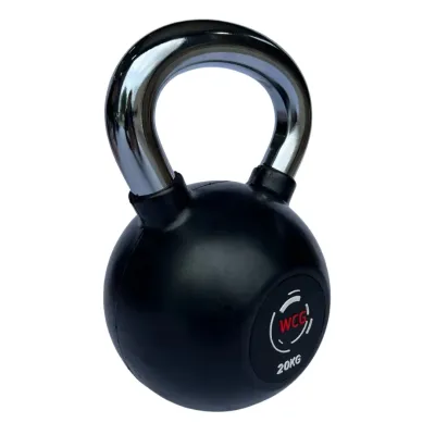Гиря прогумована з хромованою ручкою WCG 20 кг Гантелі, гирі, штанги та диски спортивна - 2 Гиря прогумована з хромованою ручкою WCG 20 кг Гантелі, гирі, штанги та диски спортивна - 2 - Robinzon.ua