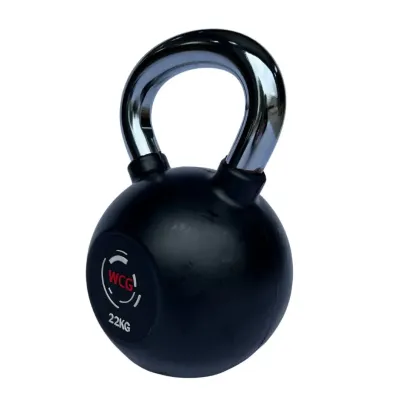 Гиря прогумована з хромованою ручкою WCG 22 кг Гантелі, гирі, штанги та диски спортивна - 2 Гиря прогумована з хромованою ручкою WCG 22 кг Гантелі, гирі, штанги та диски спортивна - 2 - Robinzon.ua