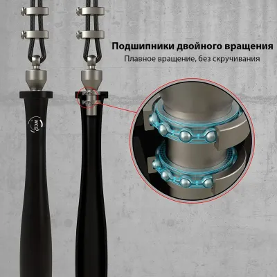 Cкакалка cкоростная на подшипниках для Кроссфиту Фитнес - 1 - Robinzon.ua