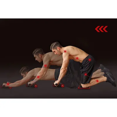 Ролик колесо для преса KZ + Килимок для колін Фітнес - 6 Ролик колесо для преса KZ + Килимок для колін Фітнес - 6 - Robinzon.ua