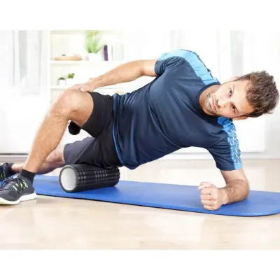 Масажний валик KZ-K1 Роллер Чорний - 6 Масажний валик KZ-K1 Роллер Чорний - 6 - Robinzon.ua