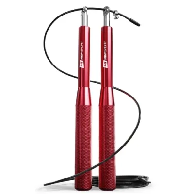 Скакалка Crossfit с алюминиевыми ручками Hop-Sport A020 красный - черный - 1 Скакалка Crossfit с алюминиевыми ручками Hop-Sport A020 красный - черный - 1 - Robinzon.ua