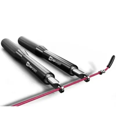 Скакалка Crossfit з алюмінієвими ручками Hop-Sport A020 чорний - 1 Скакалка Crossfit з алюмінієвими ручками Hop-Sport A020 чорний - 1 - Robinzon.ua