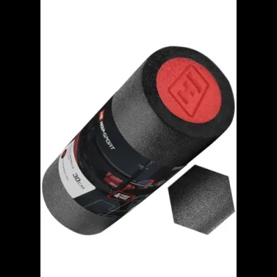 Массажный ролик 30*15 см Hop-Sport A030 черный c красным - 6 Массажный ролик 30*15 см Hop-Sport A030 черный c красным - 6 - Robinzon.ua