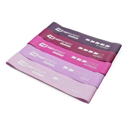 Набір резинок для фітнесу 600x50 мм Hop-Sport L650-3 - 3 Набір резинок для фітнесу 600x50 мм Hop-Sport L650-3 - 3 - Robinzon.ua