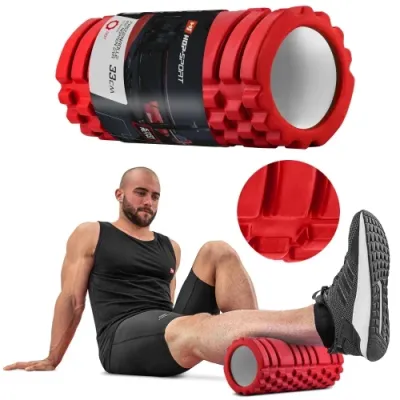 Ролер для крофіту та йоги 33*14 см Hop-Sport A033 червоний - 3 Ролер для крофіту та йоги 33*14 см Hop-Sport A033 червоний - 3 - Robinzon.ua