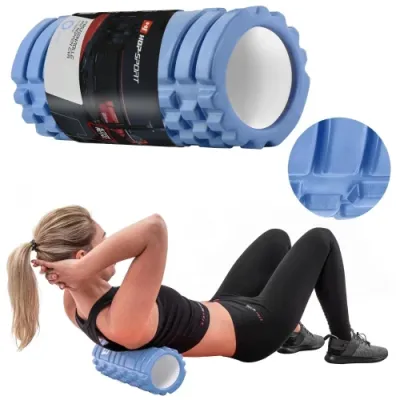Ролер для крофіту та йоги 33*14 см Hop-Sport A033 блакитний - 3 Ролер для крофіту та йоги 33*14 см Hop-Sport A033 блакитний - 3 - Robinzon.ua