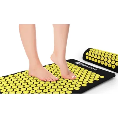 Мат для акупунктури Hop-Sport C072 чорний із жовтим - 1 Мат для акупунктури Hop-Sport C072 чорний із жовтим - 1 - Robinzon.ua