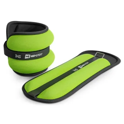 Набір обтяжувачів для ніг та рук 2х1 кг Hop-Sport зелений - 1 Набір обтяжувачів для ніг та рук 2х1 кг Hop-Sport зелений - 1 - Robinzon.ua