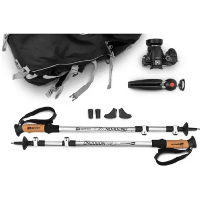 Трекінгові палиці Nordend Pro Hop-Sport 0145 сріблястий - 1 Трекінгові палиці Nordend Pro Hop-Sport 0145 сріблястий - 1 - Robinzon.ua