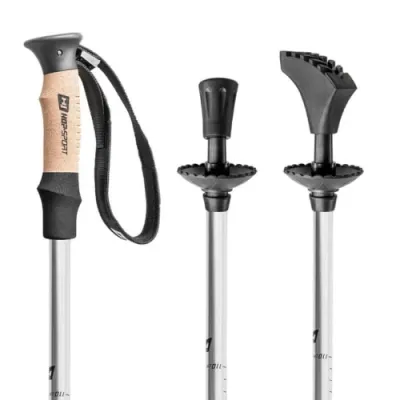 Трекінгові палиці Nordend Pro Hop-Sport 0145 сріблястий - 5 Трекінгові палиці Nordend Pro Hop-Sport 0145 сріблястий - 5 - Robinzon.ua