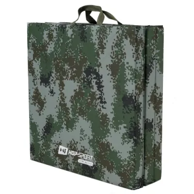 Мат гімнастичний 5 см твердий Hop-Sport 065FM хакі - 3 - Robinzon.ua