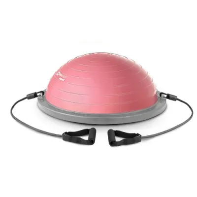 Балансировочная полусфера с экспандерами Hop-Sport L058 розовый - 3 - Robinzon.ua