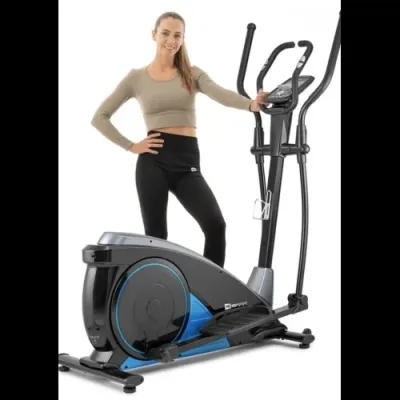 Орбитрек электромагнитный + мат Hop-Sport 060C черно-синий - 2 - Robinzon.ua