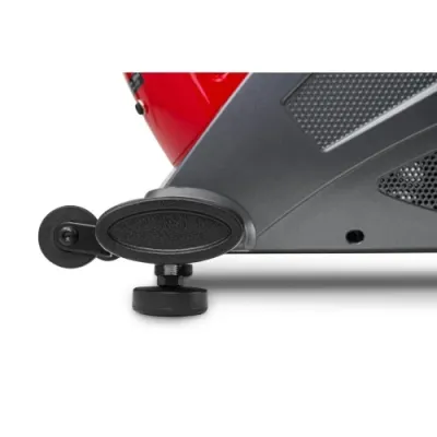 Горизонтальный велотренажер электромагнитный + мат Hop-Sport  070L Helix черно-красный - 5 - Robinzon.ua