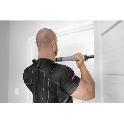 Раздвижной турник в дверной проем Hop-Sport M050DP серый-желтый - 1 - Robinzon.ua