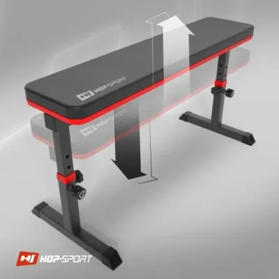 Скамья горизонтальная для жиму Hop-Sport 1025PRO - 1 - Robinzon.ua