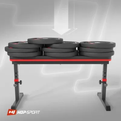 Скамья горизонтальная для жиму Hop-Sport 1025PRO - 5 - Robinzon.ua