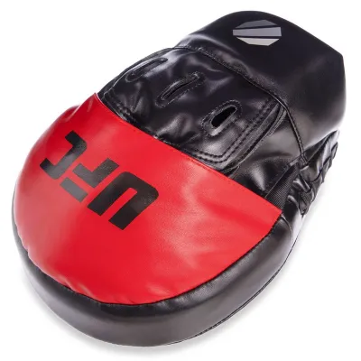 Лапа вигнута для боксу та єдиноборств UFC UHK-69754 розмір 26x19x5,5 см чорно-червоний - 4 - Robinzon.ua