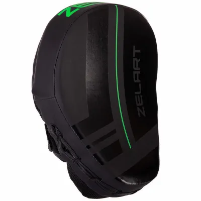 Лапа вигнута для боксу та єдиноборств ZELART VL-3093 розмір 24x18,5x5 см чорний-салатовий - 1 Лапа вигнута для боксу та єдиноборств ZELART VL-3093 розмір 24x18,5x5 см чорний-салатовий - 1 - Robinzon.ua