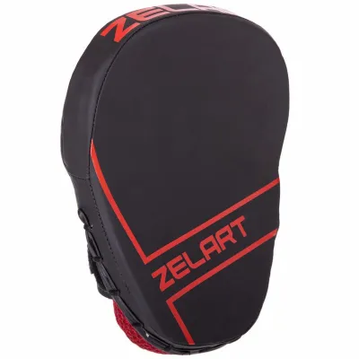 Лапа вигнута для боксу та єдиноборств Zelart VL-3148 25x18x5 см чорний-червоний - 2 Лапа вигнута для боксу та єдиноборств Zelart VL-3148 25x18x5 см чорний-червоний - 2 - Robinzon.ua